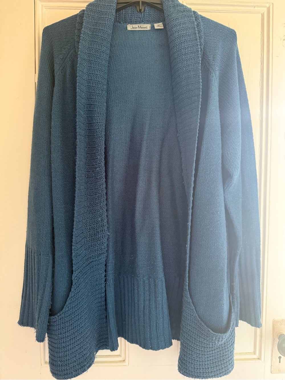 jason maxwell Dark Teal Knit Sweater